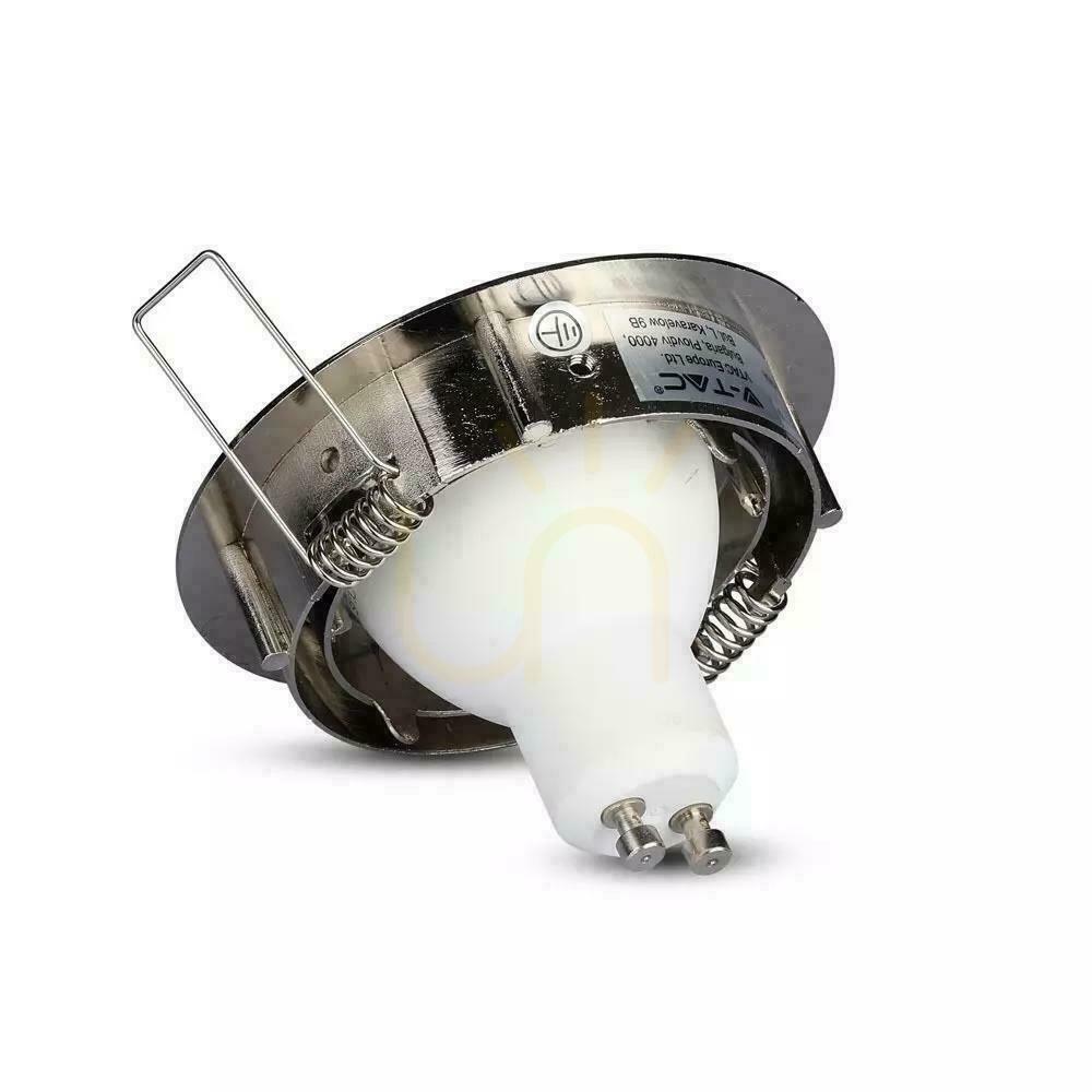 Kontrola Síťovina V-TAC GU10 Round Movable Satin VT-779-SN-RD Síťovina V-TAC GU10 Round Movable Satin VT-779-SN-RD