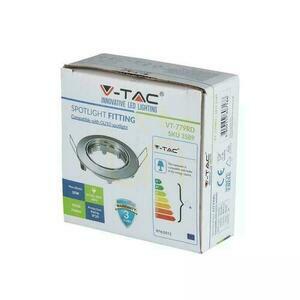 Chromované výklopné zápustné svítidlo GU10 V-TAC VT-779-CH-RD small 3