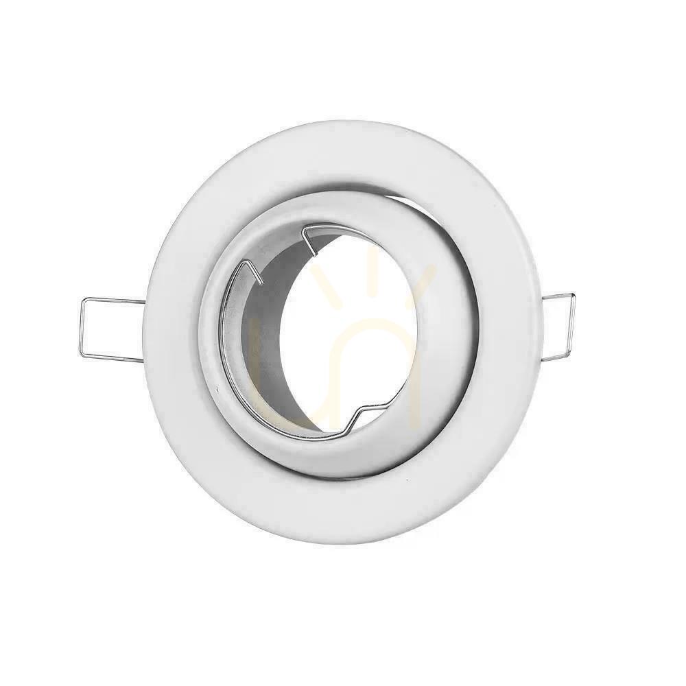 Pohled V-TAC GU10 Kulatá síťka s nastavitelným úhlem bílá VT-780-WH V-TAC GU10 Kulatá síťka s nastavitelným úhlem bílá VT-780-WH