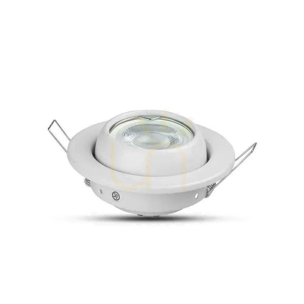 Zobrazit V-TAC GU10 Kulatá síťka s nastavitelným úhlem bílá VT-780-WH V-TAC GU10 Kulatá síťka s nastavitelným úhlem bílá VT-780-WH