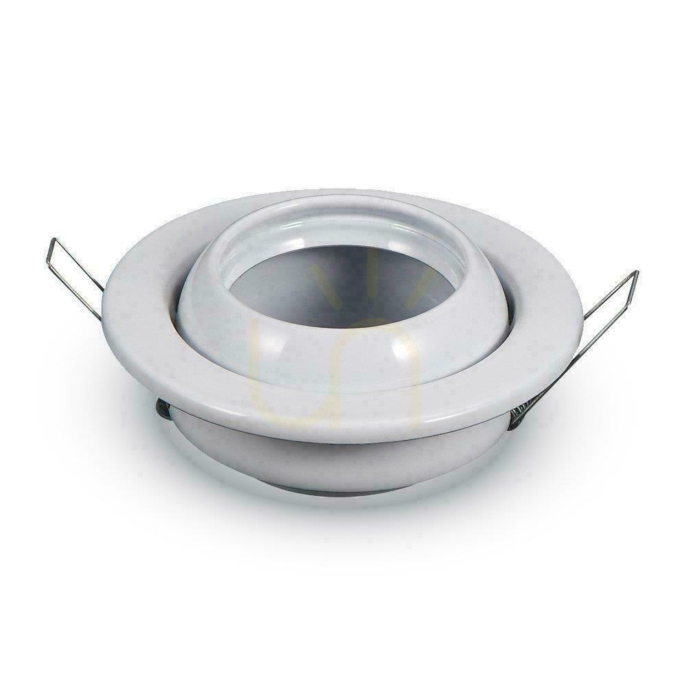Kontrola V-TAC GU10 Kulatá síťka s nastavitelným úhlem bílá VT-780-WH V-TAC GU10 Kulatá síťka s nastavitelným úhlem bílá VT-780-WH