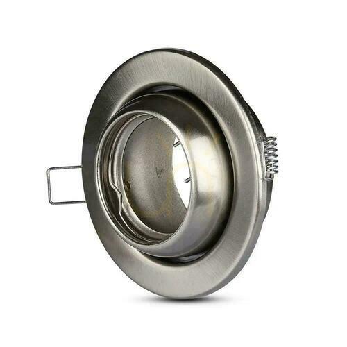 Kontrola Mesh V-TAC GU10 Round Adjustable Angle Satin VT-780-SN