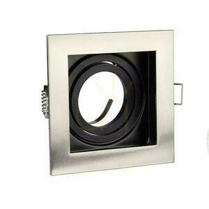 V-TAC Hliníkové očko GU10 Square Satin/Black VT-781SQ-SN small 1