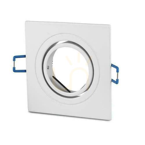 Kontrola Zápustné svítidlo V-TAC VT-782SQ-WH 1×GU10 čtvercové bílé