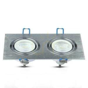 V-TAC Litá hliníková mřížka 2xGU10 Square Brushed Aluminum VT-783SQ-AB 4 V-TAC Litá hliníková mřížka 2xGU10 Square Brushed Aluminum VT-783SQ-AB small 4