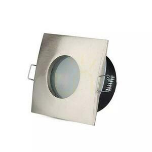 Síťka V-TAC Hliníkový odlitek Těsnění se sklem IP54 GU10 Čtvercový 84x84mm Satin VT-787SQ-SN small 1