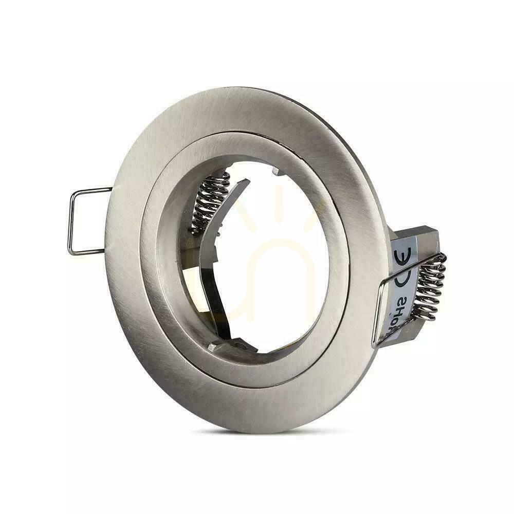Pohled Síťovina V-TAC Aluminum Cast GU10 Round Satin VT-774-SN Síťovina V-TAC Aluminum Cast GU10 Round Satin VT-774-SN