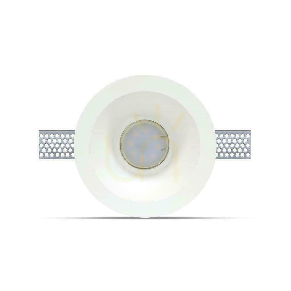 Pohled Zápustné svítidlo V-TAC VT-773 GU10 sádrové bílé Ø13,2 cm Zápustné svítidlo V-TAC VT-773 GU10 sádrové bílé Ø13,2 cm
