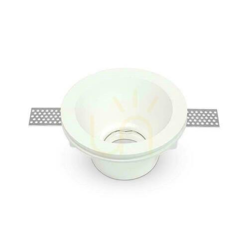 Kontrola Zápustné svítidlo V-TAC VT-773 GU10 sádrové bílé Ø13,2 cm