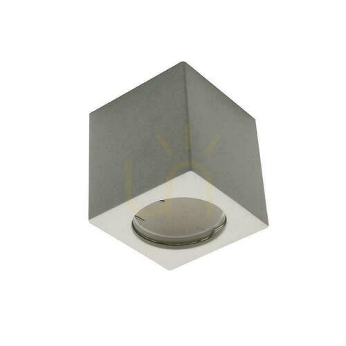 Kontrola V-TAC GIPS GU10 Svítidlo pro povrchovou montáž Square White Cube 70x70x75mm VT-727SQ