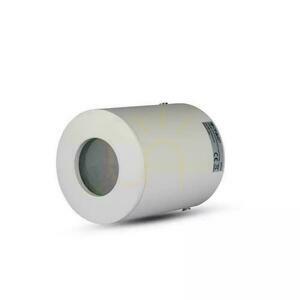 V-TAC GU10 Svítidlo s kulatou trubicí pro povrchovou montáž se sklem Bílé IP54 82x101 VT-711 Záruka 3 roky small 1