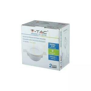 Mesh V-TAC GIPS GU10 zapuštěné matné sklo kulaté fi.120 bílé VT-801SQ 3 Mesh V-TAC GIPS GU10 zapuštěné matné sklo kulaté fi.120 bílé VT-801SQ small 3