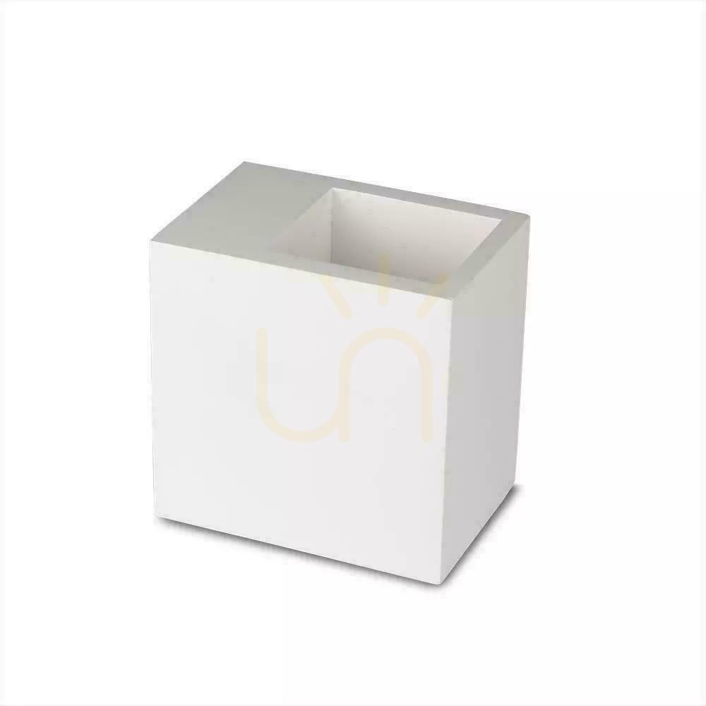 Pohled Nástěnná lampa Square GIPS G9 White V-TAC VT-858SQ Záruka 3 roky. Nástěnná lampa Square GIPS G9 White V-TAC VT-858SQ Záruka 3 roky.