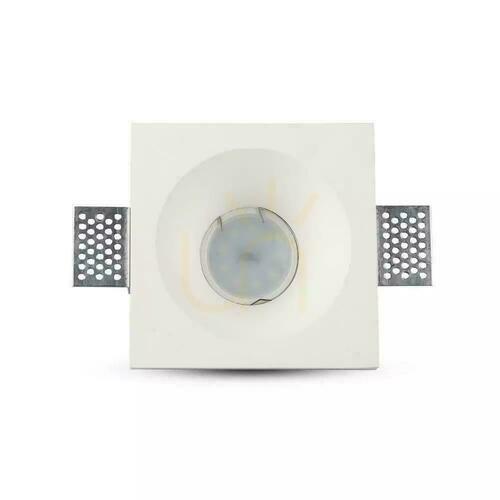 Kontrola V-TAC GIPS GU10 zapuštěné 103x103 kulaté bílé V-TAC VT-859SQ Síťka.