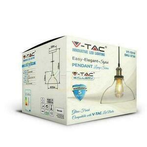 V-TAC LOFT závěsné svítidlo Transparentní sklo fi245 VT-7210 Záruka 5 let 1 V-TAC LOFT závěsné svítidlo Transparentní sklo fi245 VT-7210 Záruka 5 let small 1
