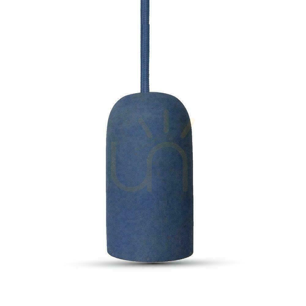 Pohled Závěsné svítidlo V-TAC BETON Blue VT-7668-BL Záruka 5 let Závěsné svítidlo V-TAC BETON Blue VT-7668-BL Záruka 5 let