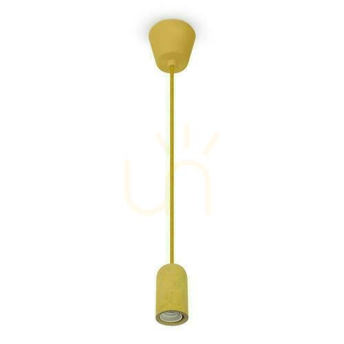 Kontrola Závěsné svítidlo V-TAC VT-7668 žluté betonové E27 max. 60 W
