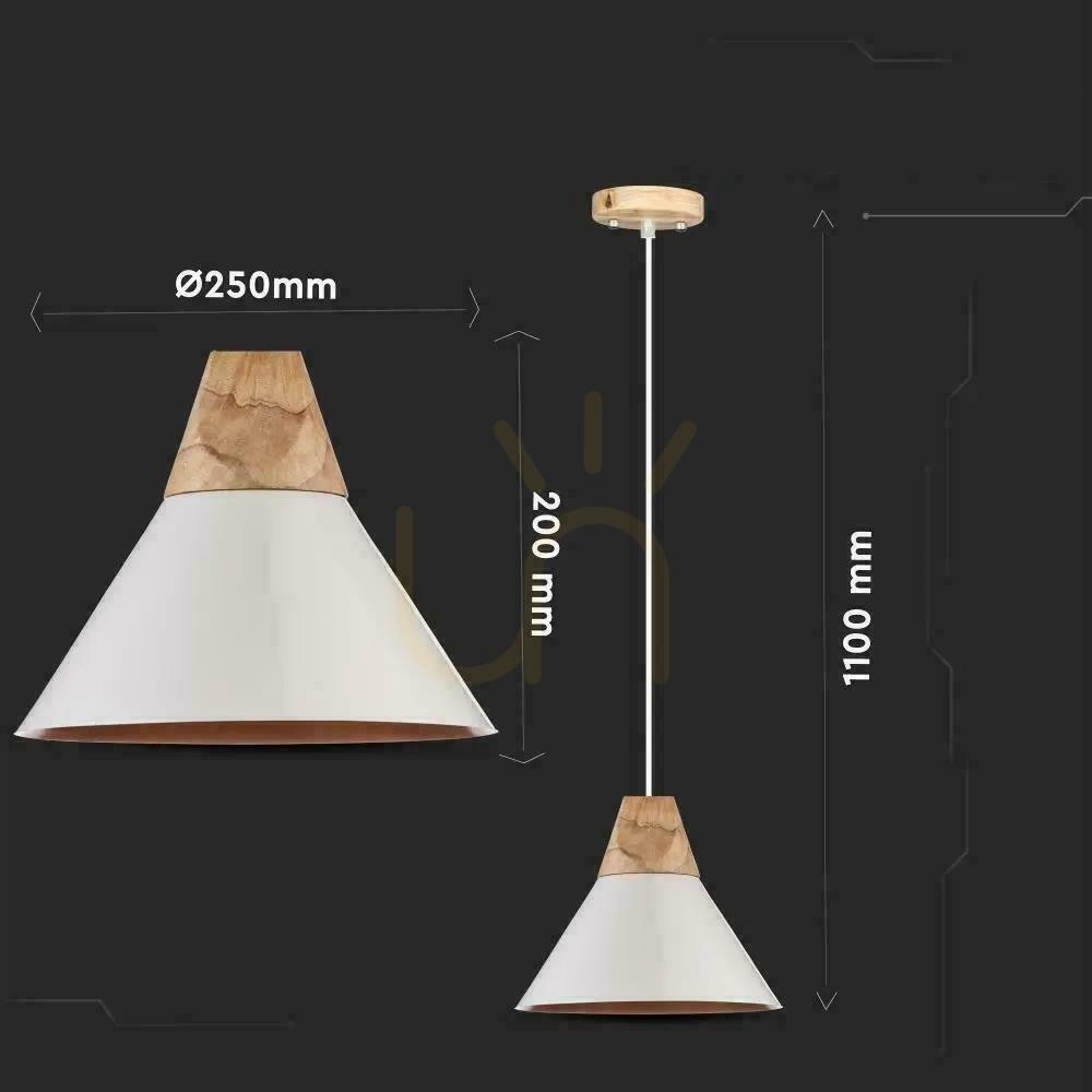 Zobrazit V-TAC Závěsné svítidlo hliníkové bílé VT-7425-WH Záruka 5 let V-TAC Závěsné svítidlo hliníkové bílé VT-7425-WH Záruka 5 let