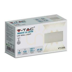 Nástěnné svítidlo V-TAC 5W LED bílé IP54 VT-846 4000K 630lm 2 Nástěnné svítidlo V-TAC 5W LED bílé IP54 VT-846 4000K 630lm small 2