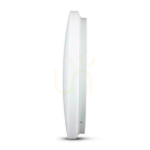 Kontrola Plafond V-TAC 18W Milky CCT Změna barvy fi.310 VT-8418 3000K-6400K 1800lm