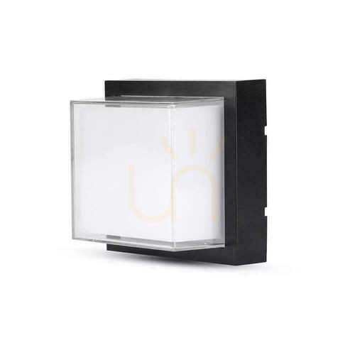 Kontrola V-TAC 7W LED černé čtvercové svítidlo IP65 VT-831 3000K 700lm