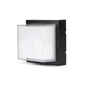V-TAC 7W LED černé čtvercové svítidlo IP65 VT-831 3000K 700lm small 1
