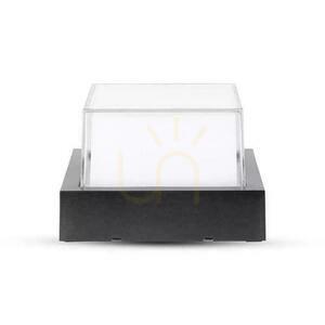 V-TAC 7W LED černé čtvercové svítidlo IP65 VT-831 3000K 700lm small 3