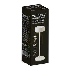 V-TAC 2W LED nabíjecí stmívatelná lampa na noční stolek IP54 bílá VT-7562 3000K 200lm. 2 V-TAC 2W LED nabíjecí stmívatelná lampa na noční stolek IP54 bílá VT-7562 3000K 200lm. small 2