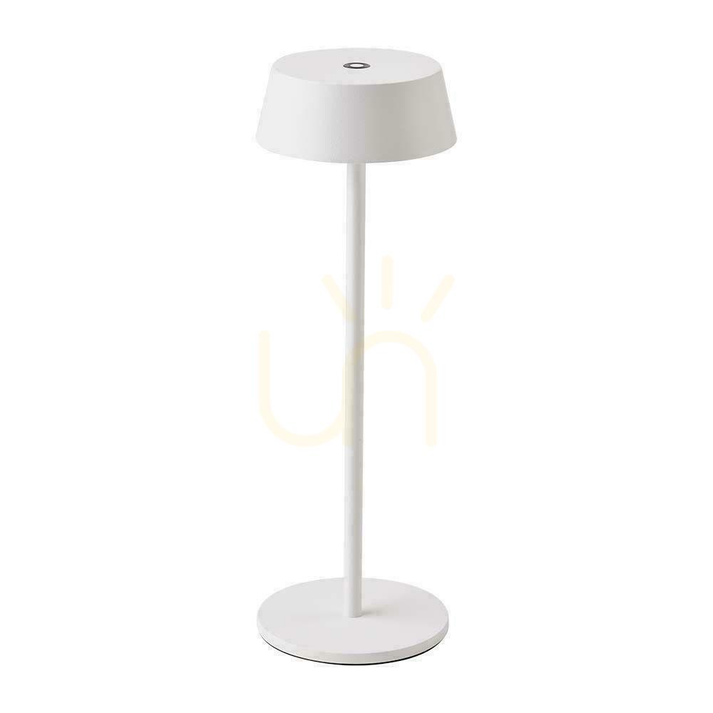Kontrola V-TAC 2W LED nabíjecí stmívatelná lampa na noční stolek IP54 bílá VT-7562 3000K 200lm. V-TAC 2W LED nabíjecí stmívatelná lampa na noční stolek IP54 bílá VT-7562 3000K 200lm.
