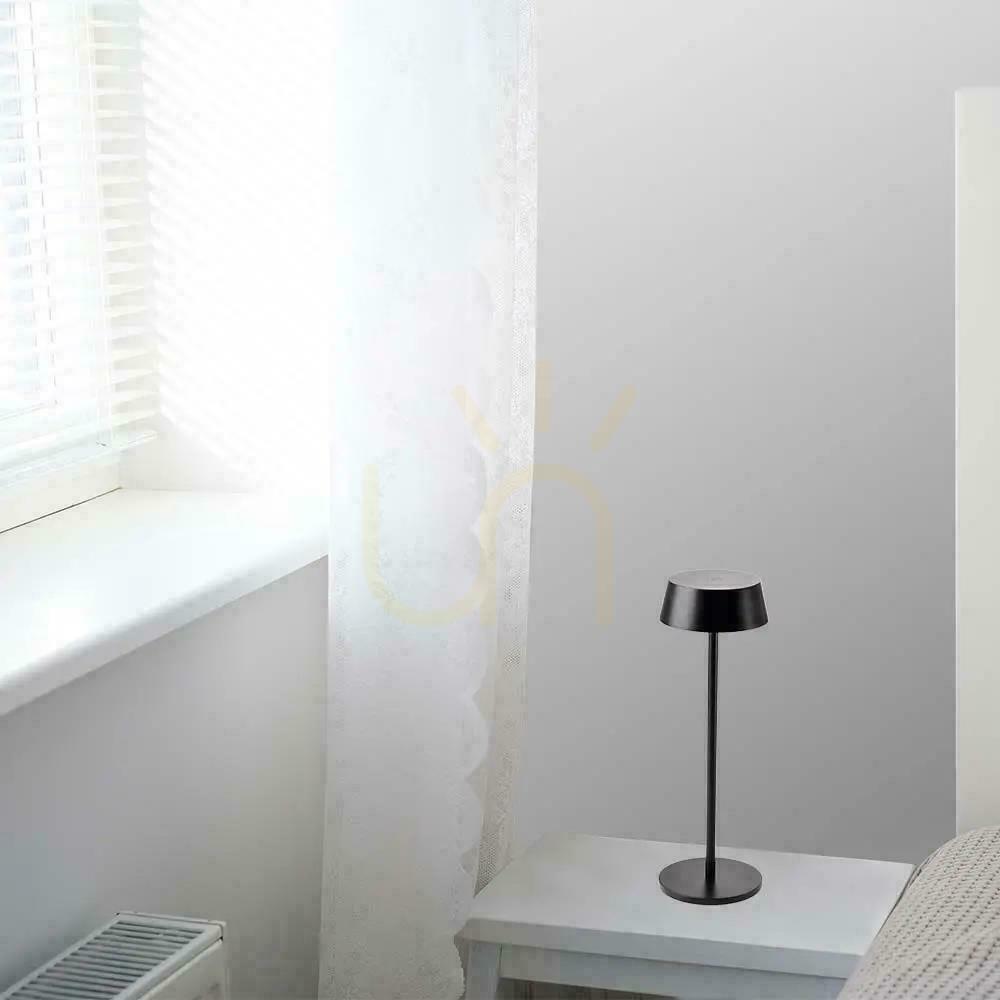 Kontrola V-TAC 2W LED nabíjecí stmívatelná lampa na noční stolek IP54 černá VT-7562 3000K 200lm. V-TAC 2W LED nabíjecí stmívatelná lampa na noční stolek IP54 černá VT-7562 3000K 200lm.