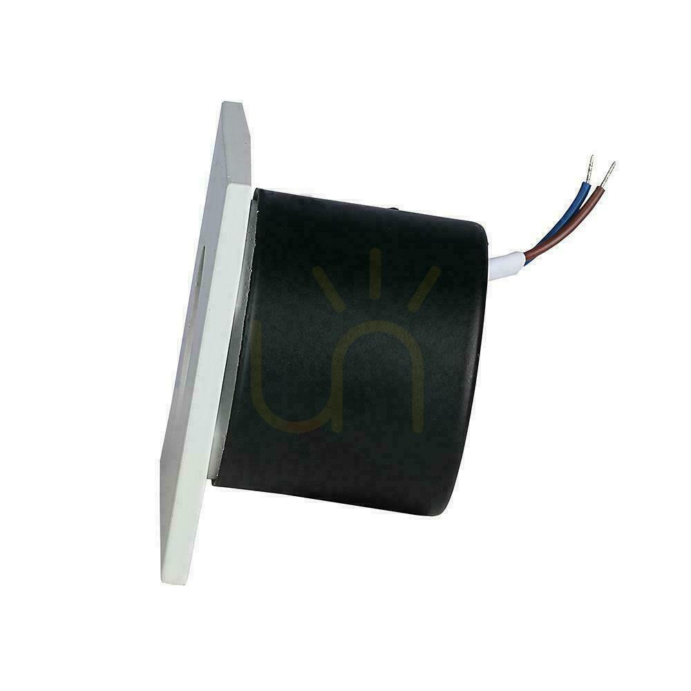 Kontrola Schodišťové svítidlo 3W LED V-TAC Square White 230V VT-1109 4000K 270lm Schodišťové svítidlo 3W LED V-TAC Square White 230V VT-1109 4000K 270lm