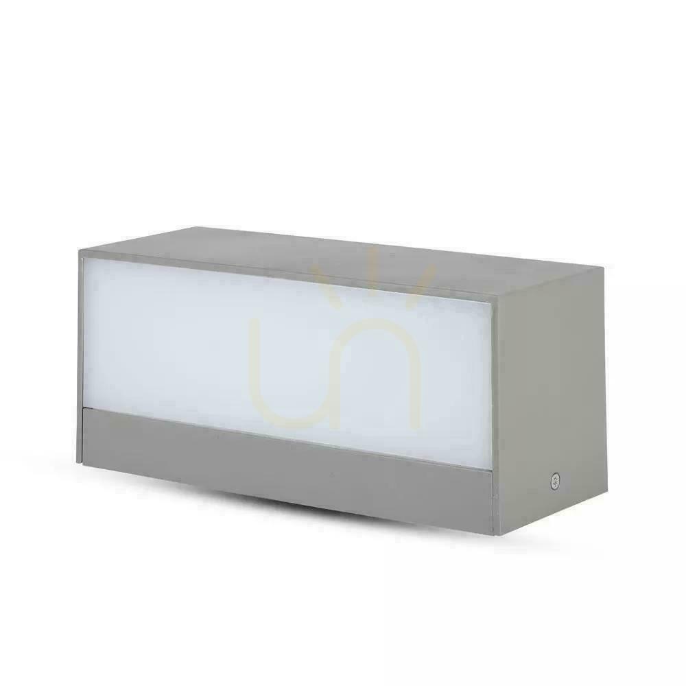 Pohled V-TAC 12W LED nástěnné svítidlo Top Down Gray IP65 VT-8057 3000K 1150lm V-TAC 12W LED nástěnné svítidlo Top Down Gray IP65 VT-8057 3000K 1150lm