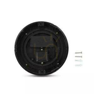 Fasádní nástěnné svítidlo V-TAC VT-831 LED 7 W, 610 lm, 3000 K, IP65, černé kulaté small 4