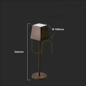 V-TAC 2W LED nabíjecí stmívatelná lampa na noční stolek IP54 Bronze Corten VT-7563 3000K 200lm 6 V-TAC 2W LED nabíjecí stmívatelná lampa na noční stolek IP54 Bronze Corten VT-7563 3000K 200lm small 6