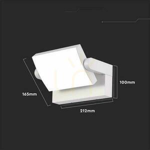 V-TAC 17W LED projekční fasádní svítidlo bílé IP65 VT-11020 3000K 2520lm. small 6
