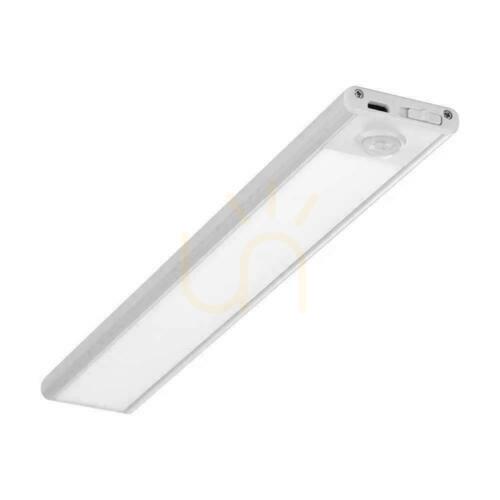 Kontrola V-TAC 1,5W LED svítidlo pod skříňku Stříbrné Senzor pohybu Nabíjení přes USB 30cm VT-814 4000K 110lm