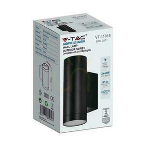 V-TAC Top Down 2xGU10 Black IP54 VT-11015 Zahradní fasádní nástěnné svítidlo. 4 V-TAC Top Down 2xGU10 Black IP54 VT-11015 Zahradní fasádní nástěnné svítidlo. small 4