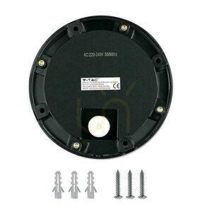 2W LED svítidlo V-TAC pro schodiště černé kulaté 230V IP65 VT-1142 3000K 80lm small 5