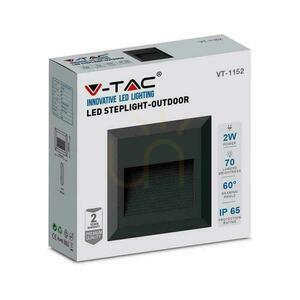 Schodišťové LED svítidlo V-TAC VT-1152 černé 2 W 4000 K IP65 small 4