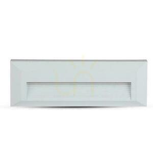 Schodišťové svítidlo 3W LED V-TAC bílý obdélník 230V IP65 VT-1162 4000K 110lm 2 Schodišťové svítidlo 3W LED V-TAC bílý obdélník 230V IP65 VT-1162 4000K 110lm small 2