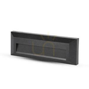Schodišťové svítidlo 3W LED V-TAC Black Rectangle 230V IP65 VT-1162 4000K 110lm small 1