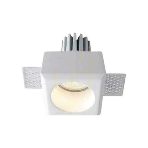Kontrola V-TAC GU10 White Square 80x80 VT-11001 Sádrové stropní svítidlo Záruka 3 roky