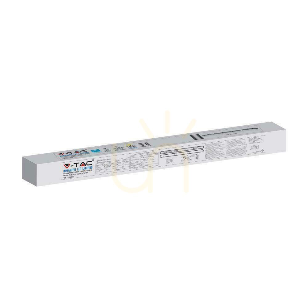 Zobrazit V-TAC SAMSUNG CHIP M-SERIES 36W 120cm LED hermetické svítidlo VT-120136 6400K 4320lm 3 roky záruka V-TAC SAMSUNG CHIP M-SERIES 36W 120cm LED hermetické svítidlo VT-120136 6400K 4320lm 3 roky záruka