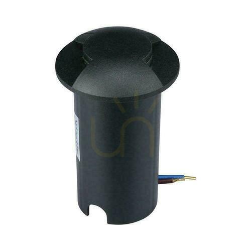 Kontrola V-TAC 1W LED 1-Watt zahradní stropní svítidlo černé oboustranné IP67 VT-1161 3000K 50lm