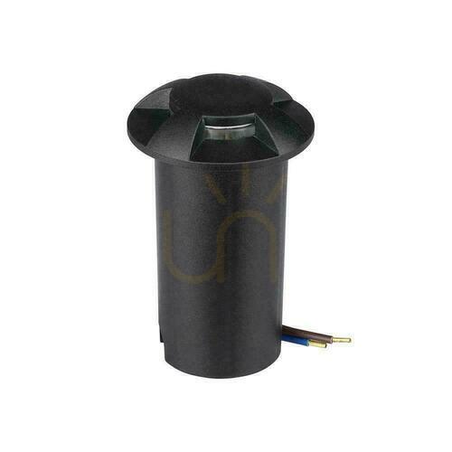 Kontrola V-TAC 1W LED zahradní stropní svítidlo pro montáž na zem černé 4stranné IP67 VT-1171 3000K 50lm