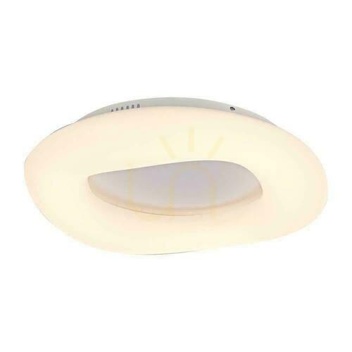 Kontrola V-TAC 20W LED stropní svítidlo oválné 30cm stmívatelné bílé VT-7308 2700K-6400K 2150lm 3 roky záruka