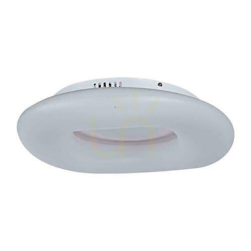 Kontrola V-TAC 20W LED stropní svítidlo oválné 30cm stmívatelné bílé VT-7308 2700K-6400K 2150lm 3 roky záruka