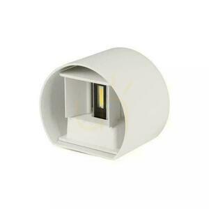Nástěnné svítidlo 6W V-TAC Horní spodní nastavitelná bílá kulatá IP65 Bridgelux VT-756-W 3000K 700lm 2 Nástěnné svítidlo 6W V-TAC Horní spodní nastavitelná bílá kulatá IP65 Bridgelux VT-756-W 3000K 700lm small 2