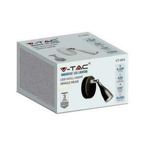 Nástěnná lampa V-TAC 4,5W LED černá VT-805 3000K 420lm Záruka 3 roky 3 Nástěnná lampa V-TAC 4,5W LED černá VT-805 3000K 420lm Záruka 3 roky small 3