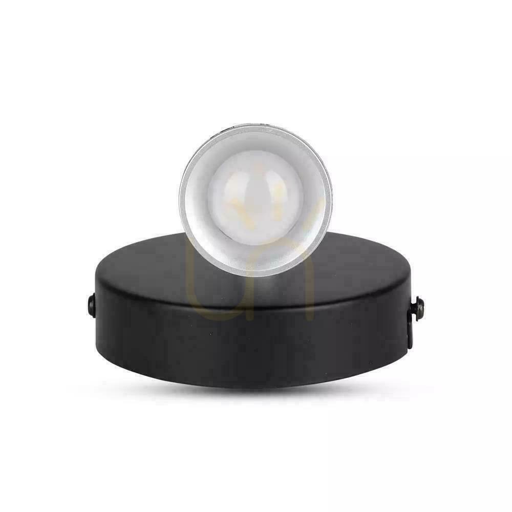 Zobrazit Nástěnná lampa V-TAC 4,5W LED černá VT-805 3000K 420lm Záruka 3 roky Nástěnná lampa V-TAC 4,5W LED černá VT-805 3000K 420lm Záruka 3 roky
